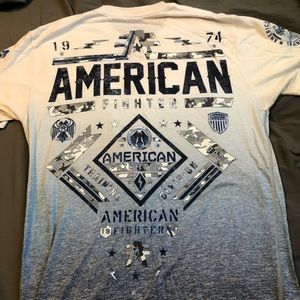 Mens american fighter graphic t shirt